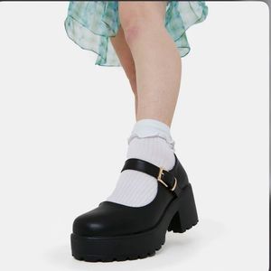 Koi Platform Heeled Mary Janes